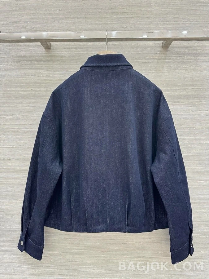 브루넬로 쿠치넬리 브루넬로 쿠치넬리 루즈핏 데님 자켓 상세 이미지