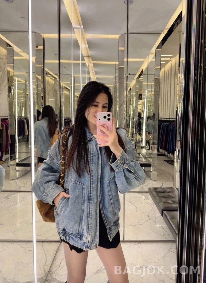 생로랑 세인트로랑 레트로 워싱 데님 자켓 상세 이미지