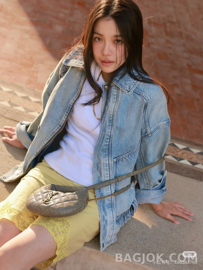 생로랑 세인트로랑 레트로 워싱 데님 자켓 상세 이미지