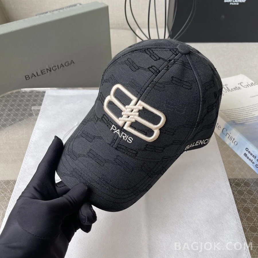 발렌시아가 발렌시아가 BB 모노그램 베이스볼 캡 상세 이미지