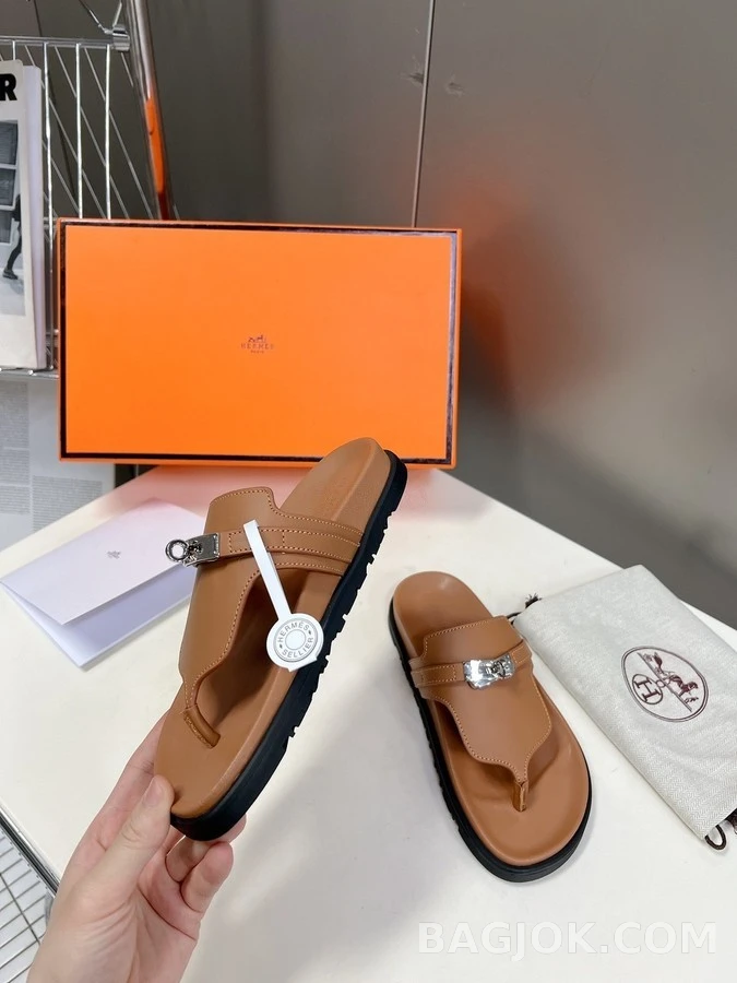 에르메스 에르메스 카프스킨 엠파이어 샌들 상세 이미지