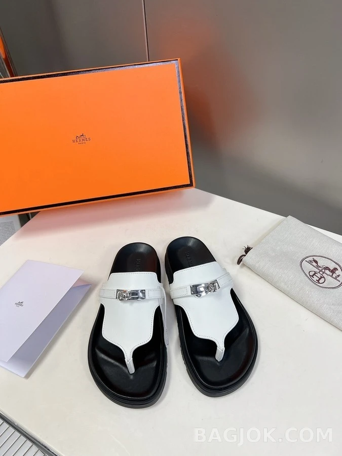 에르메스 에르메스 카프스킨 엠파이어 샌들 상세 이미지