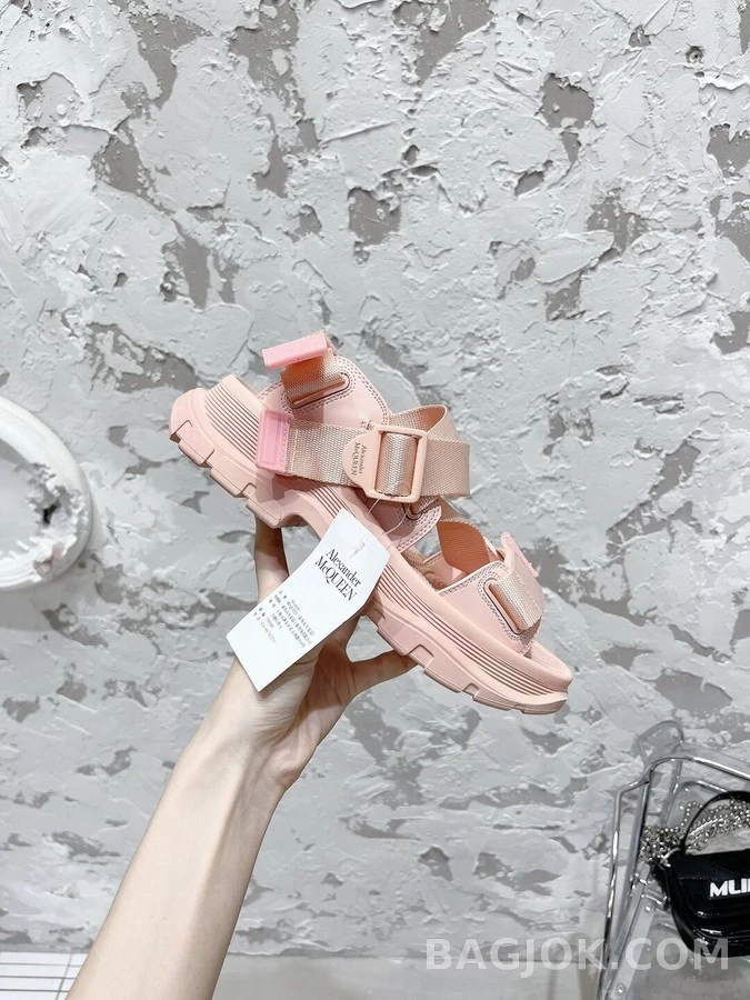 알렉산더 맥퀸 알렉산더 맥퀸 웹 스트랩 트레드 샌들 상세 이미지