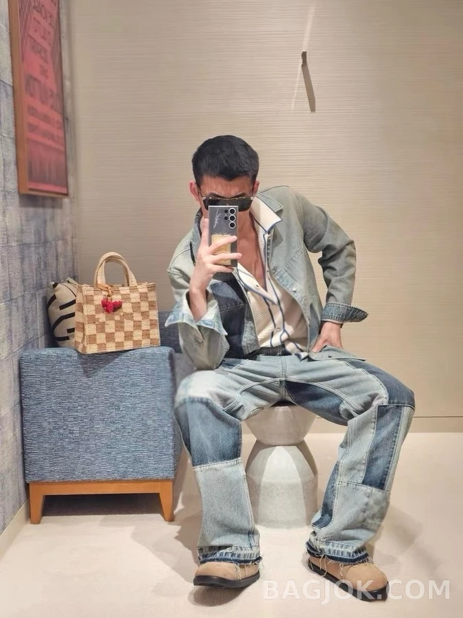 루이비통 루이비통 패치워크 모노그램 데님 자켓 상세 이미지