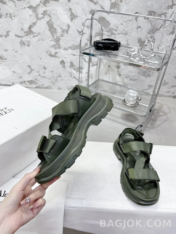 알렉산더 맥퀸 알렉산더 맥퀸 웹 스트랩 트레드 샌들 상세 이미지