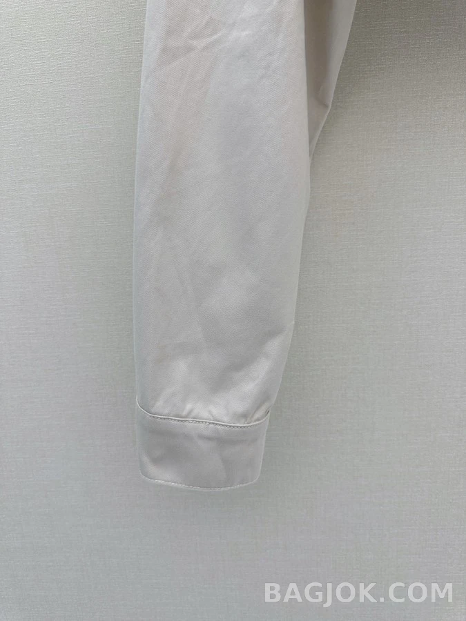 미우미우 미우미우 로고 자수 크롭 데님 자켓 상세 이미지