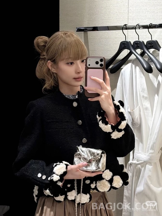 샤넬 샤넬 플라워 트위드 자켓 상세 이미지