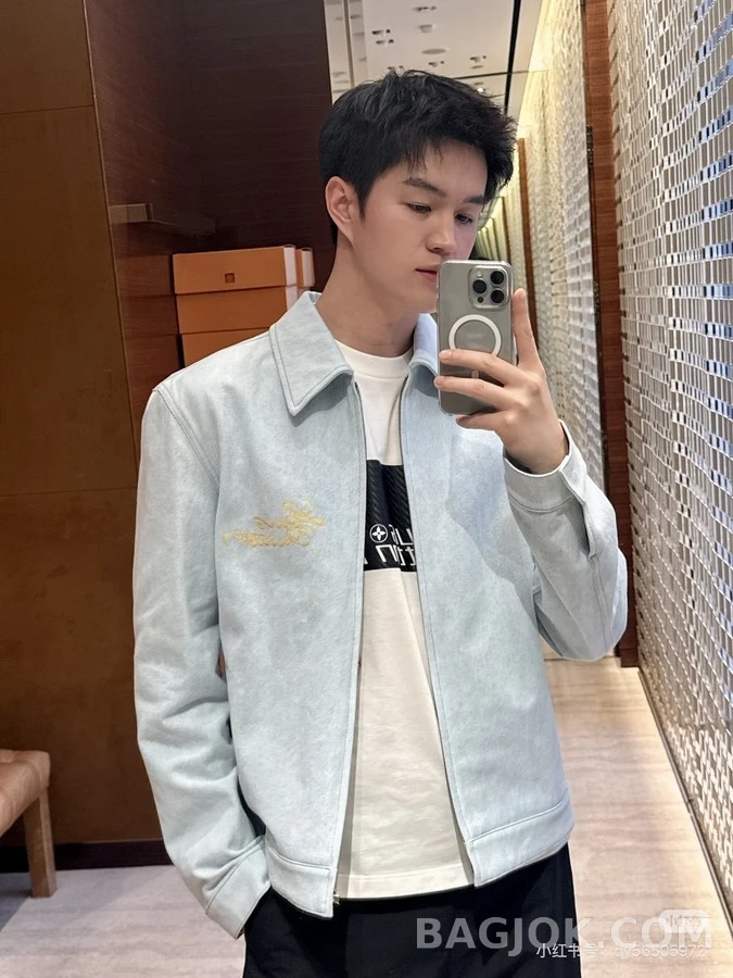 루이비통 루이비통 플라워 시그니처 자수 데님 자켓 상세 이미지