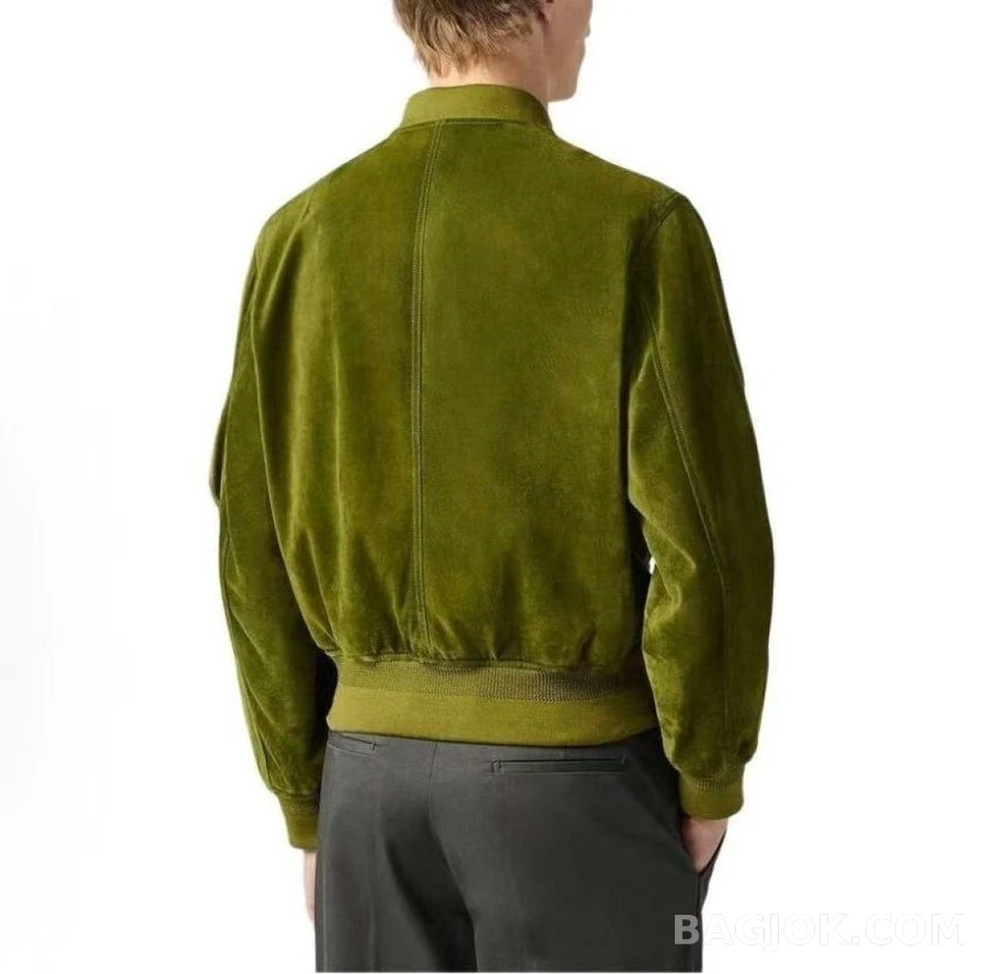 벨루티 벨루티 스웨이드 항공 점퍼 상세 이미지