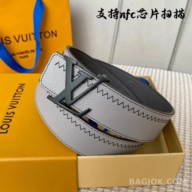 루이비통 루이비통 이니셜 컬러 블록 리버시블 벨트 상세 이미지
