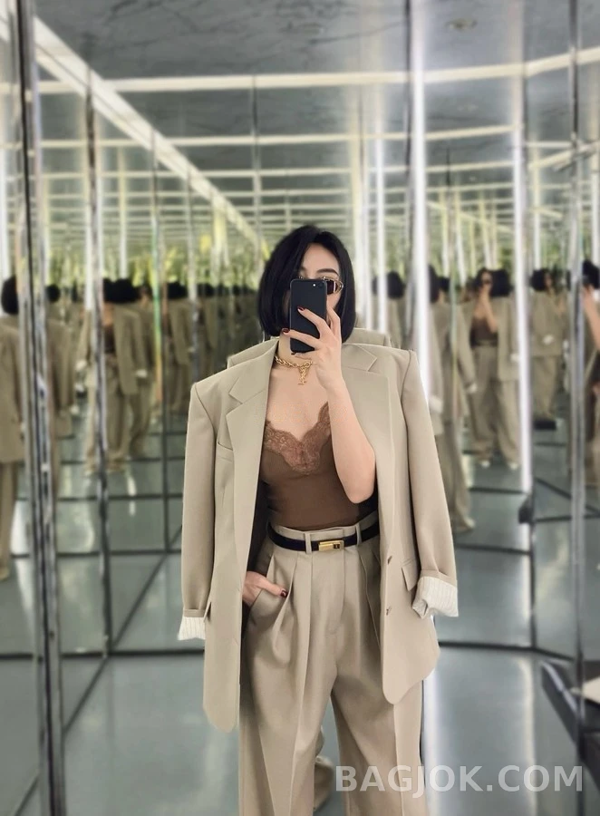 생로랑 세인트로랑 울 블레이저 상세 이미지