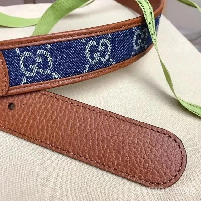 구찌 구찌 더블G 캔버스 벨트 상세 이미지