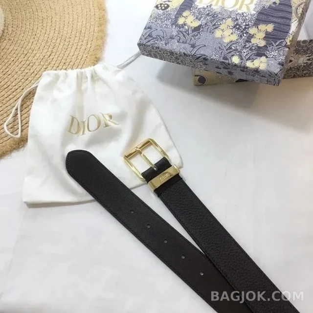 디올 디올 그라인드 카프스킨 벨트 상세 이미지