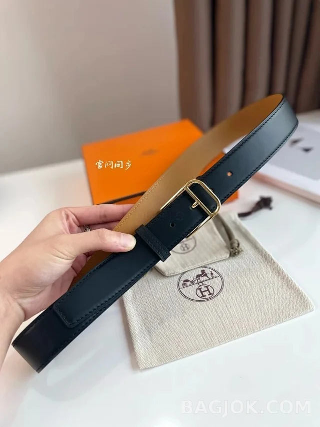 에르메스 에르메스 로메인 카프스킨 벨트 상세 이미지