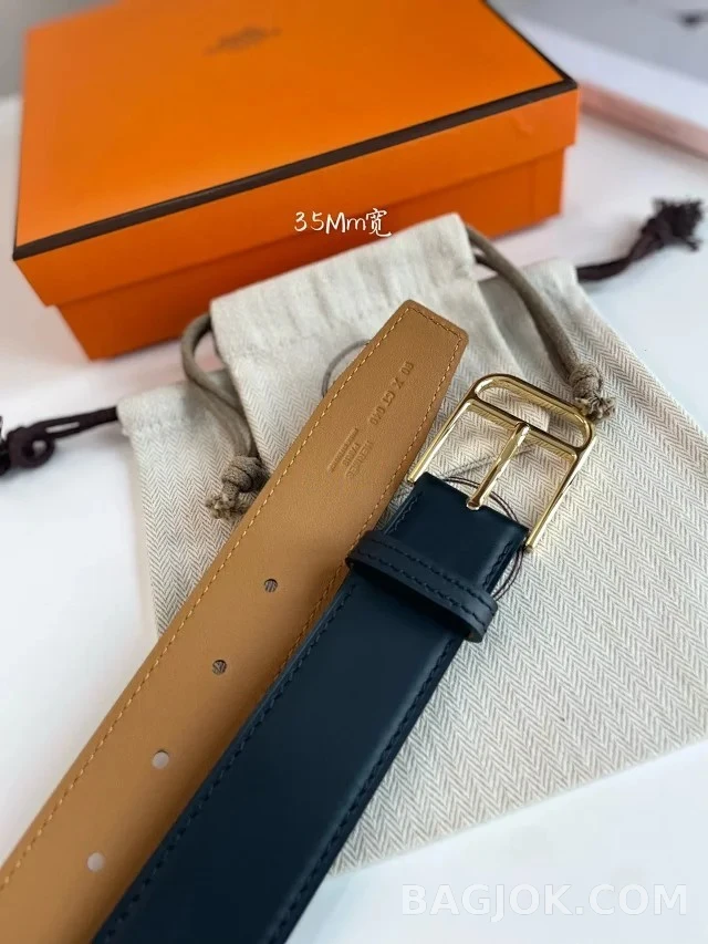 에르메스 에르메스 로메인 카프스킨 벨트 상세 이미지