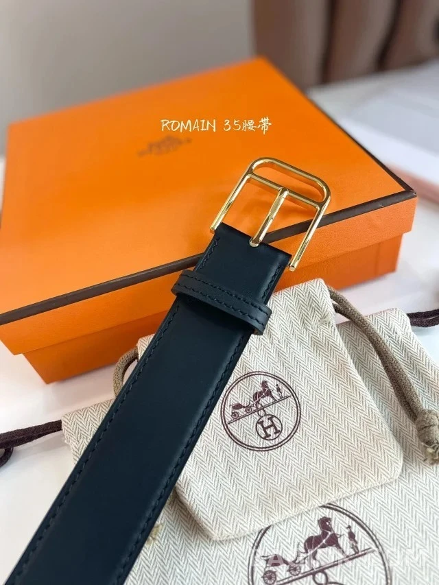 에르메스 에르메스 로메인 카프스킨 벨트 상세 이미지