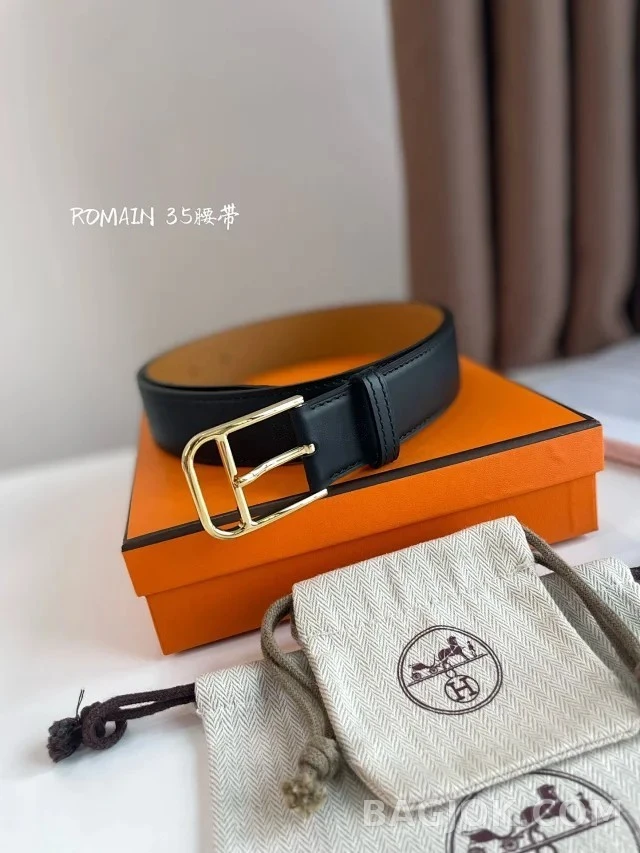 에르메스 에르메스 로메인 카프스킨 벨트 상세 이미지