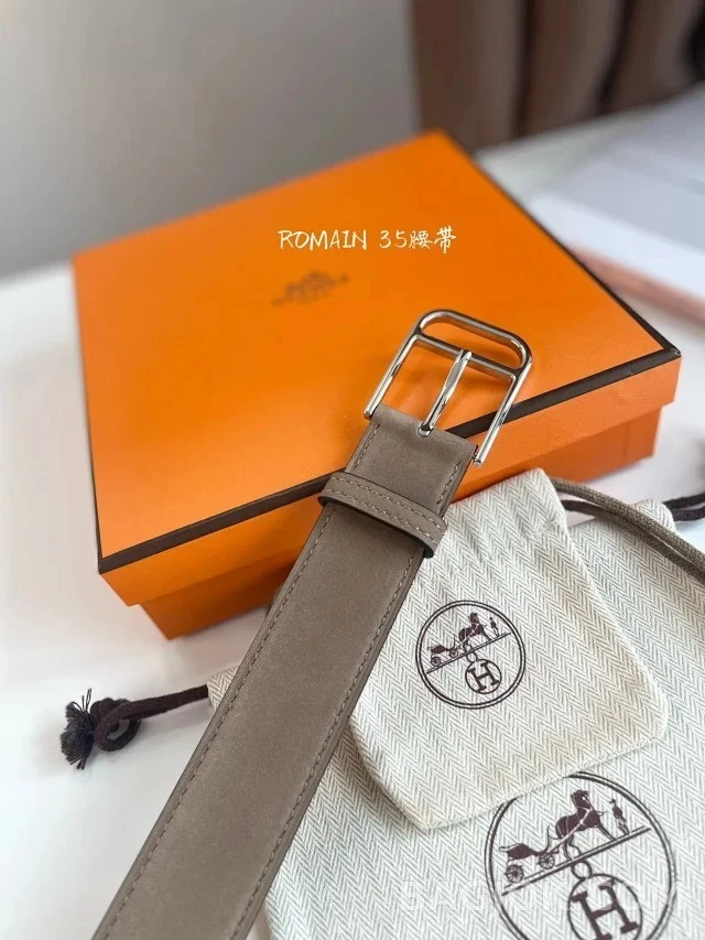 에르메스 에르메스 로메인 카프스킨 벨트 상세 이미지