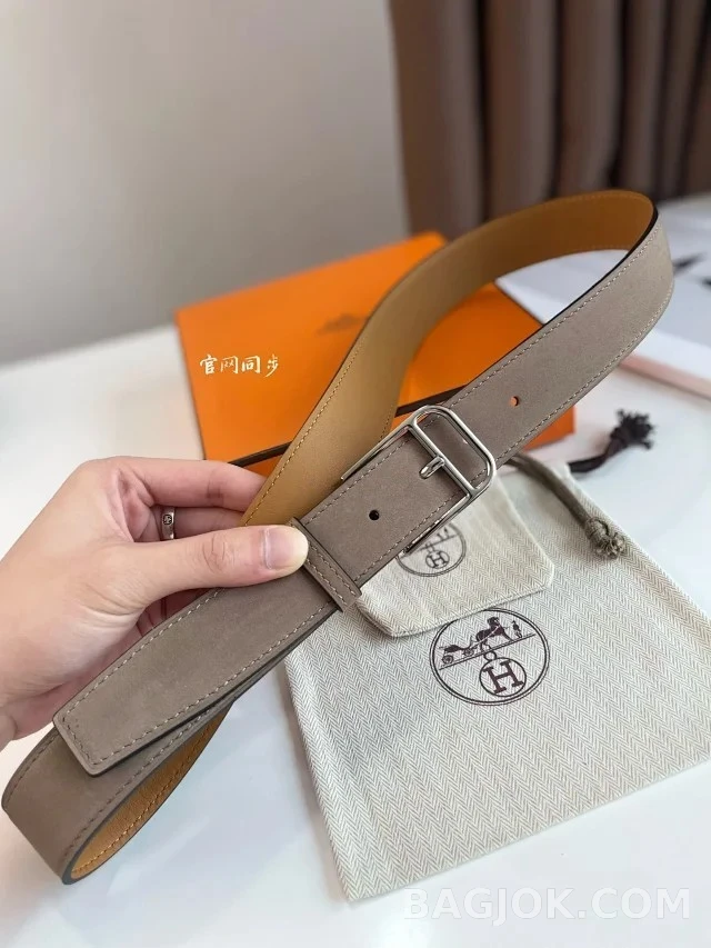 에르메스 에르메스 로메인 카프스킨 벨트 상세 이미지