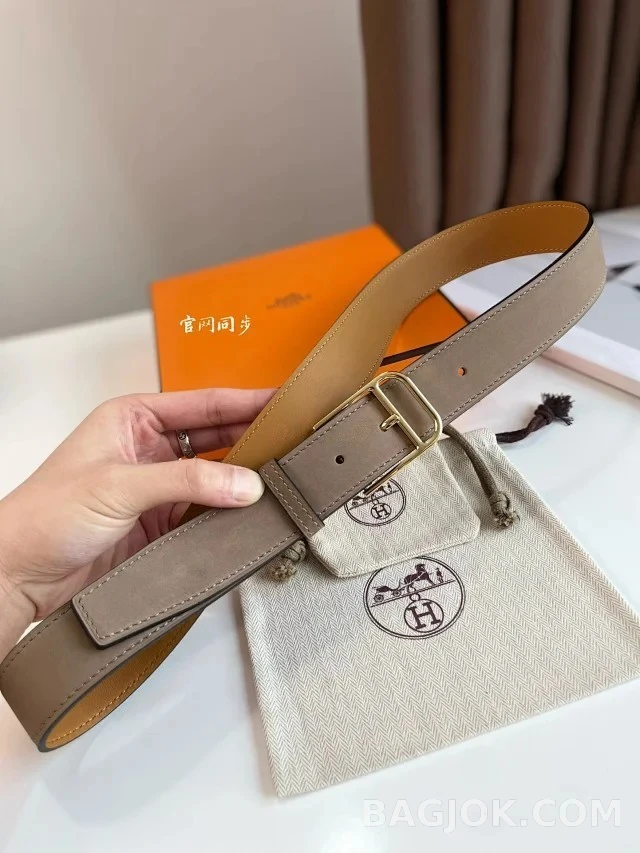 에르메스 에르메스 로메인 카프스킨 벨트 상세 이미지