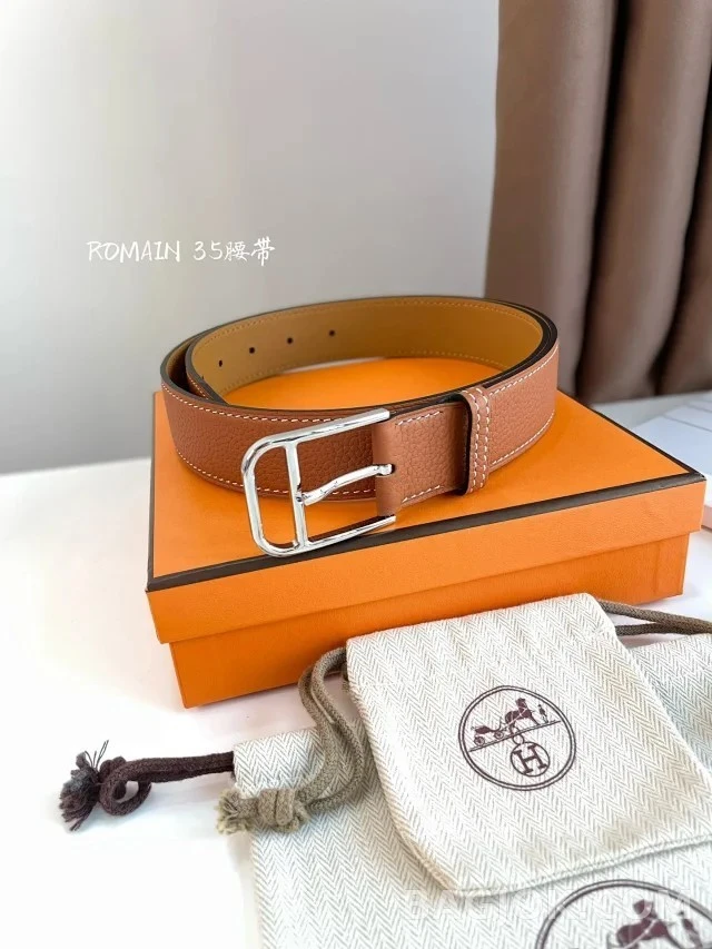 에르메스 에르메스 로메인 카프스킨 벨트 상세 이미지