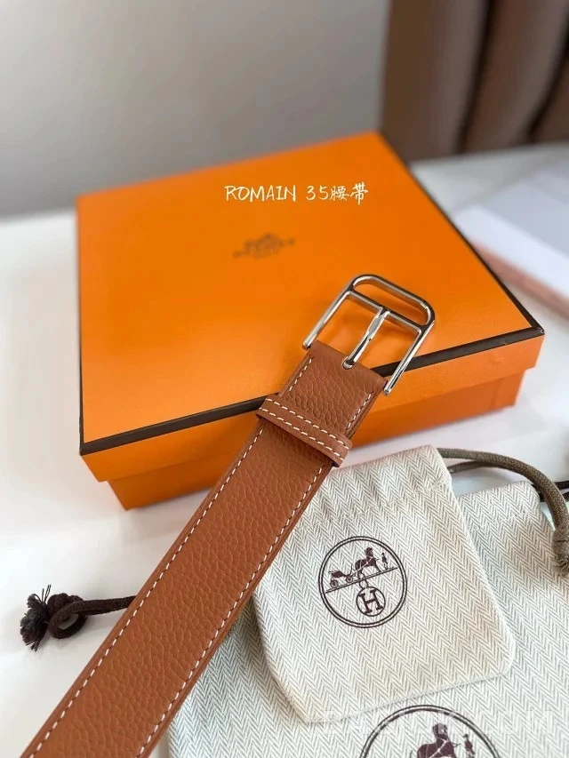 에르메스 에르메스 로메인 카프스킨 벨트 상세 이미지