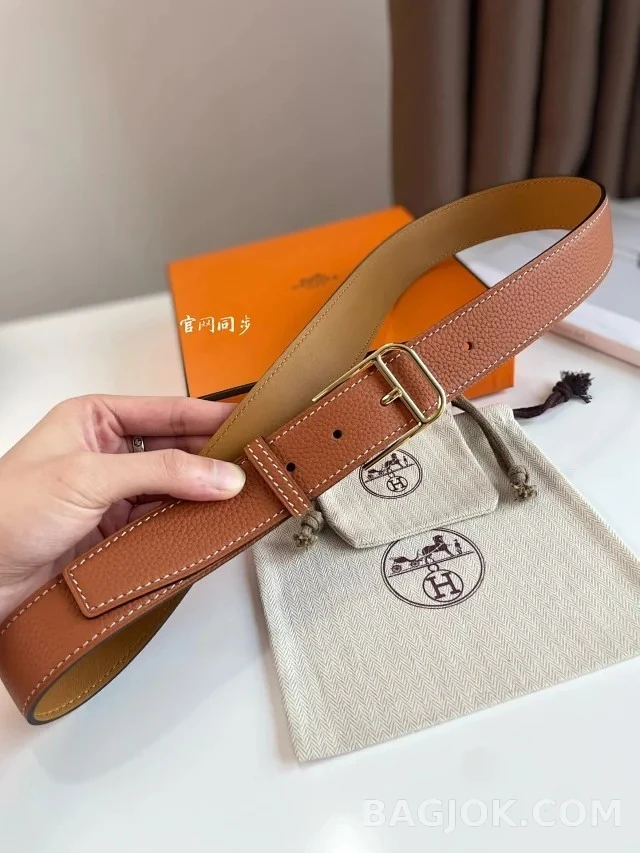 에르메스 에르메스 로메인 카프스킨 벨트 상세 이미지
