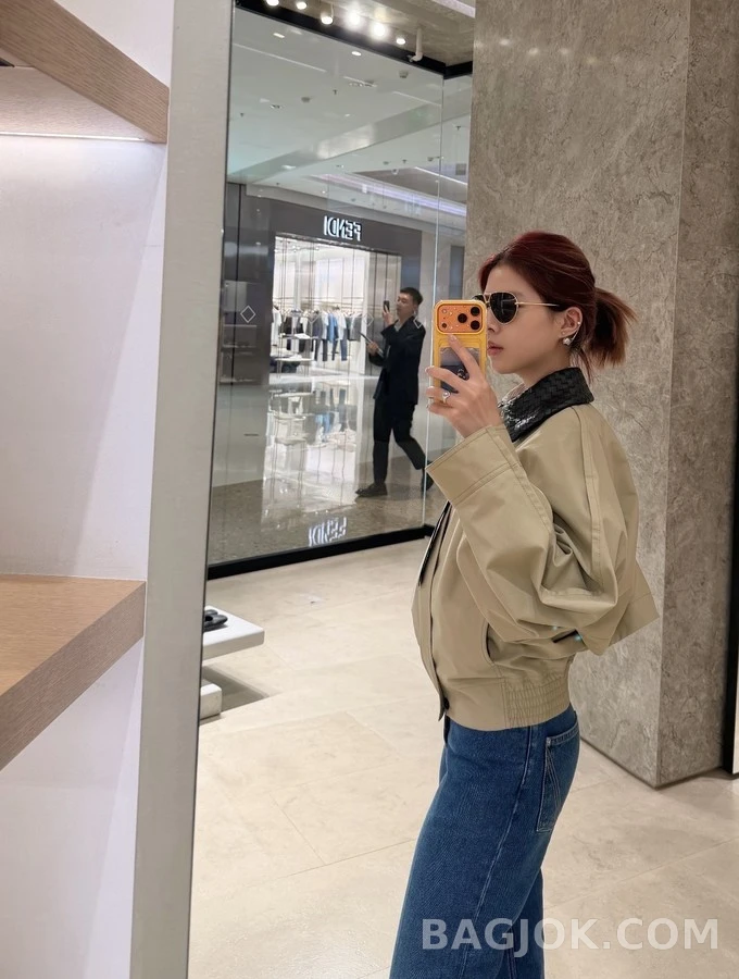 보테가베네타 보테가 베네타 인트레치아토 칼라 자켓 상세 이미지