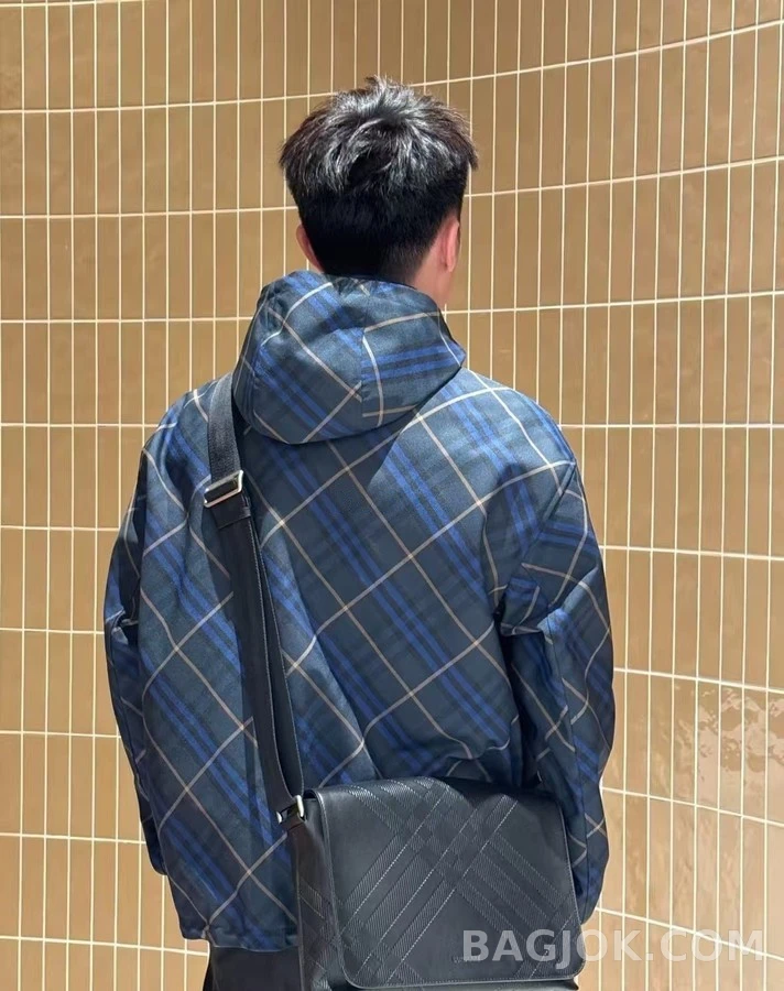 버버리 버버리 대각선 체크 자수 자켓 상세 이미지