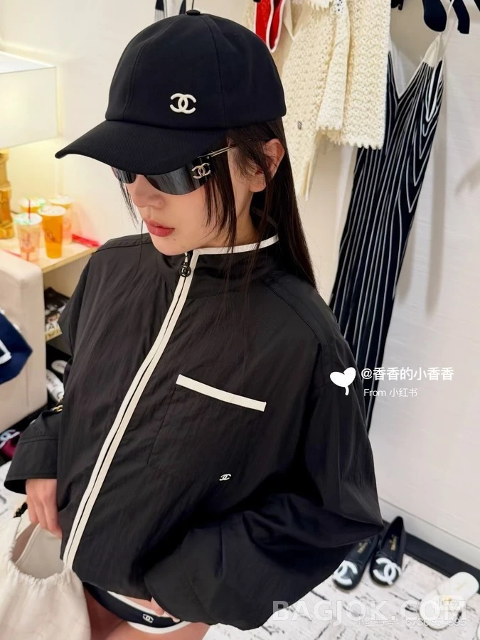 샤넬 샤넬 배색 스포츠 자켓 상세 이미지