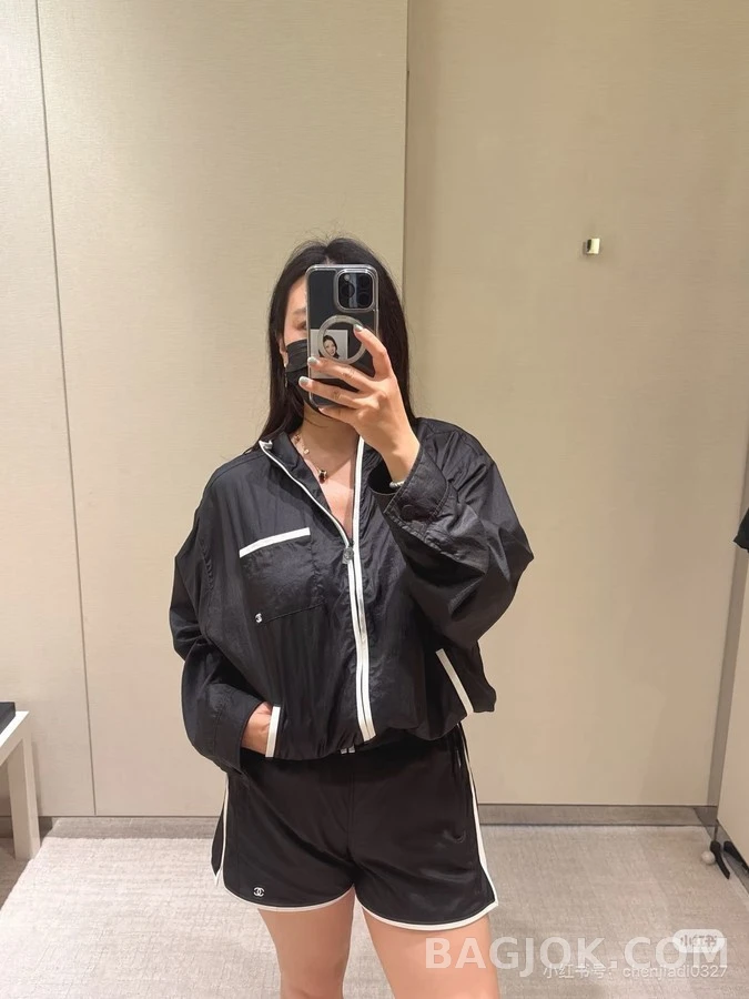 샤넬 샤넬 배색 스포츠 자켓 상세 이미지