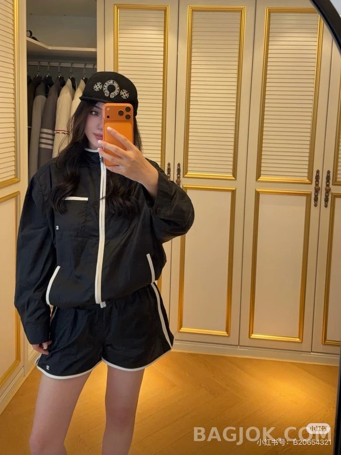 샤넬 샤넬 배색 스포츠 자켓 상세 이미지