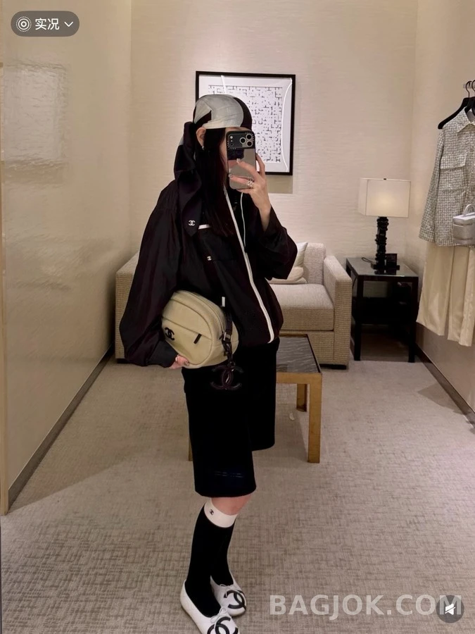 샤넬 샤넬 배색 스포츠 자켓 상세 이미지