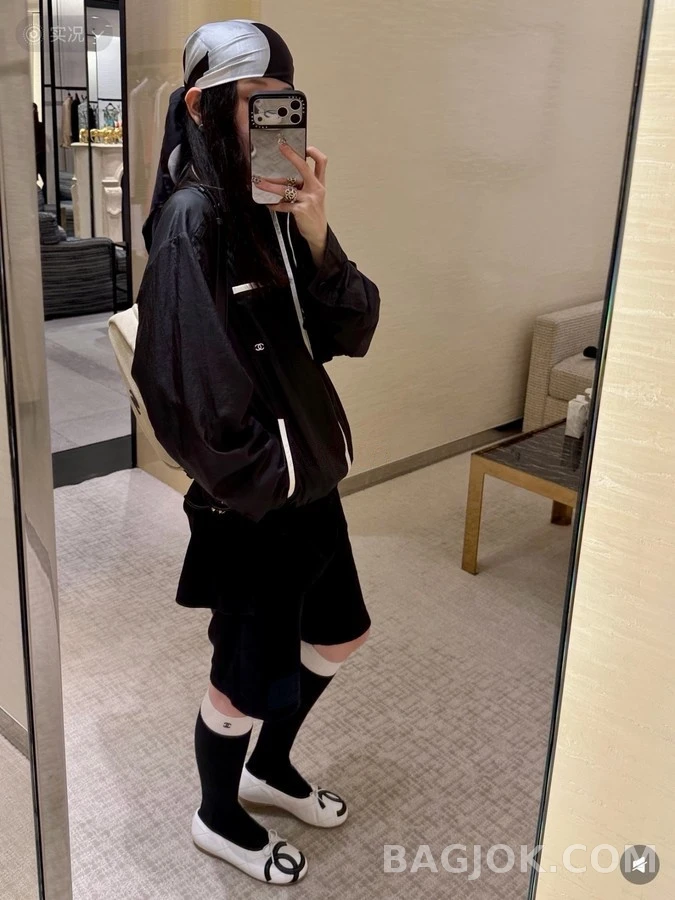 샤넬 샤넬 배색 스포츠 자켓 상세 이미지