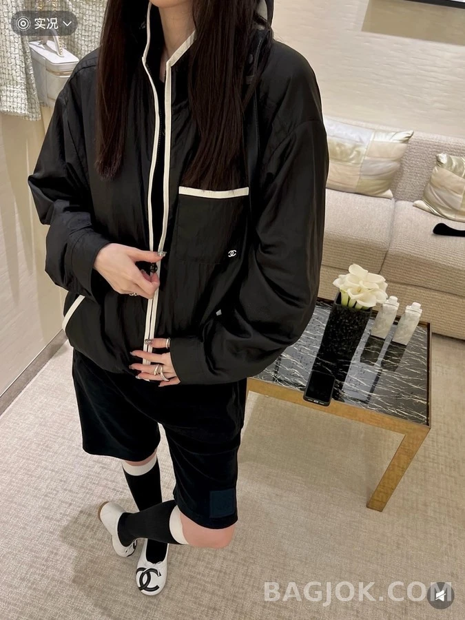 샤넬 샤넬 배색 스포츠 자켓 상세 이미지