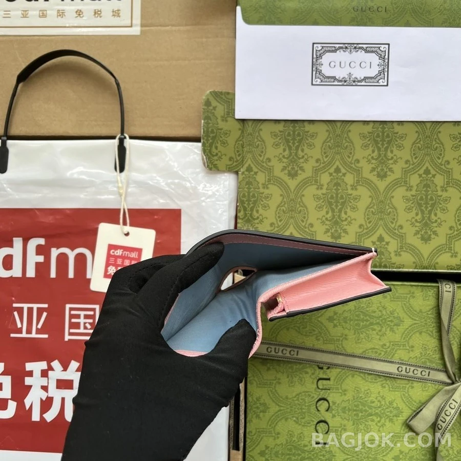 구찌 구찌 애니멀 프린트 카드 케이스 상세 이미지