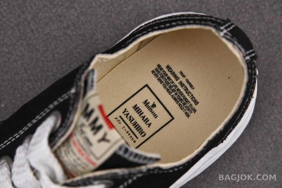 미하라 야스히로 메종 미하라 야스히로 행크 OG 솔 캔버스 로우탑 스니커즈 상세 이미지