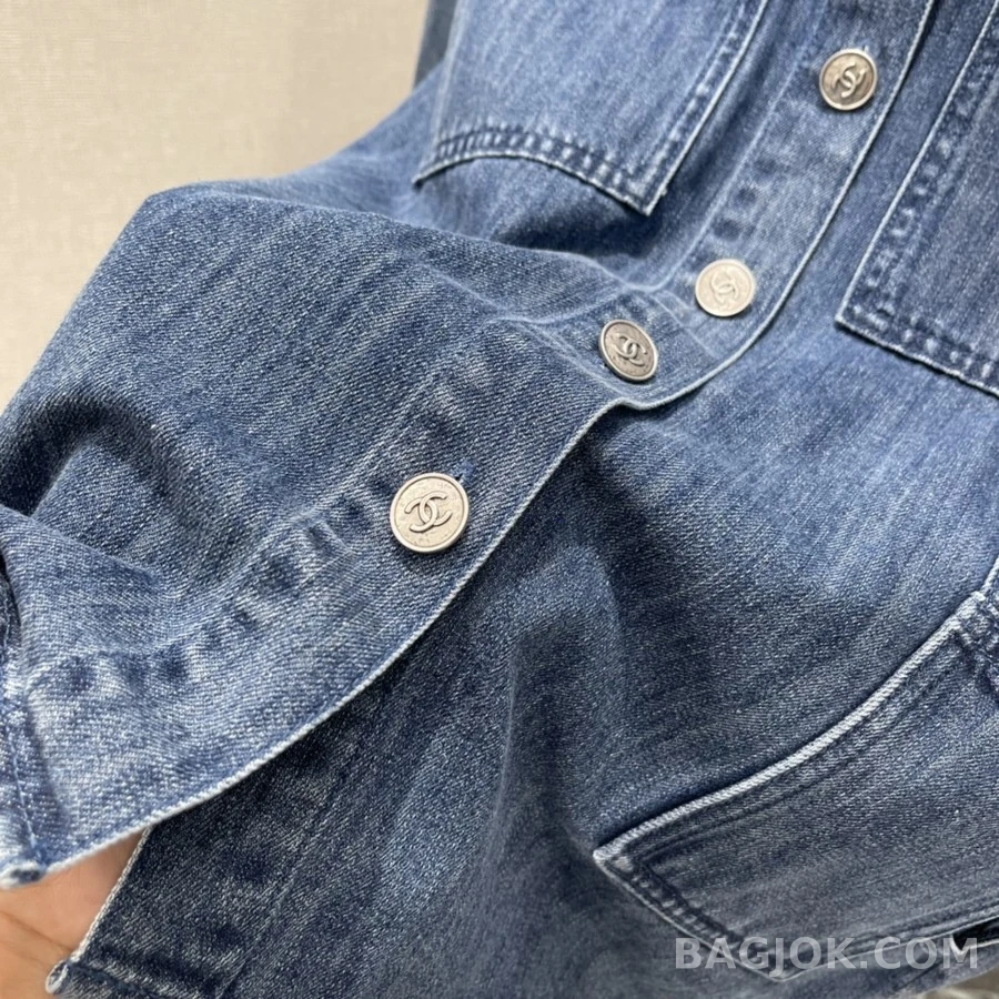 샤넬 샤넬 멀티 포켓 데님 자켓 상세 이미지
