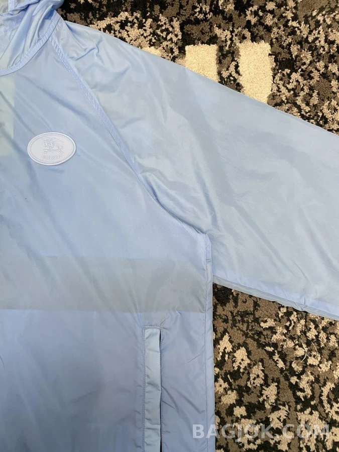 버버리 버버리 체크 배색 나일론 후드 집업 상세 이미지