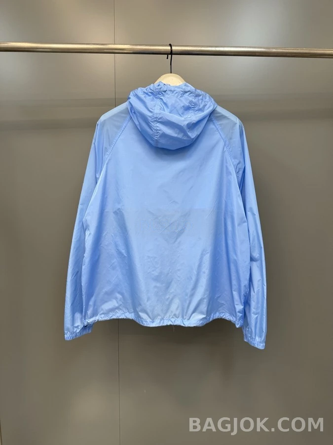 버버리 버버리 체크 배색 나일론 후드 집업 상세 이미지