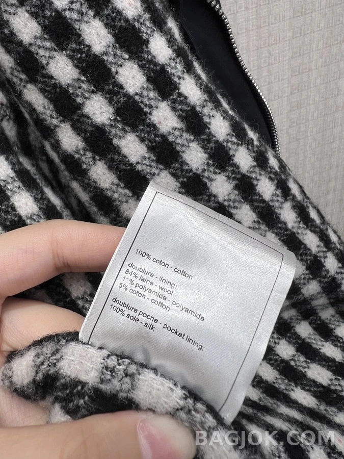 샤넬 샤넬 다이아몬드 퀼팅 카라 자켓 상세 이미지