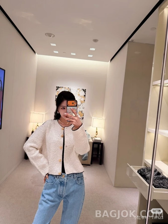 샤넬 샤넬 부클 버튼 자켓 상세 이미지
