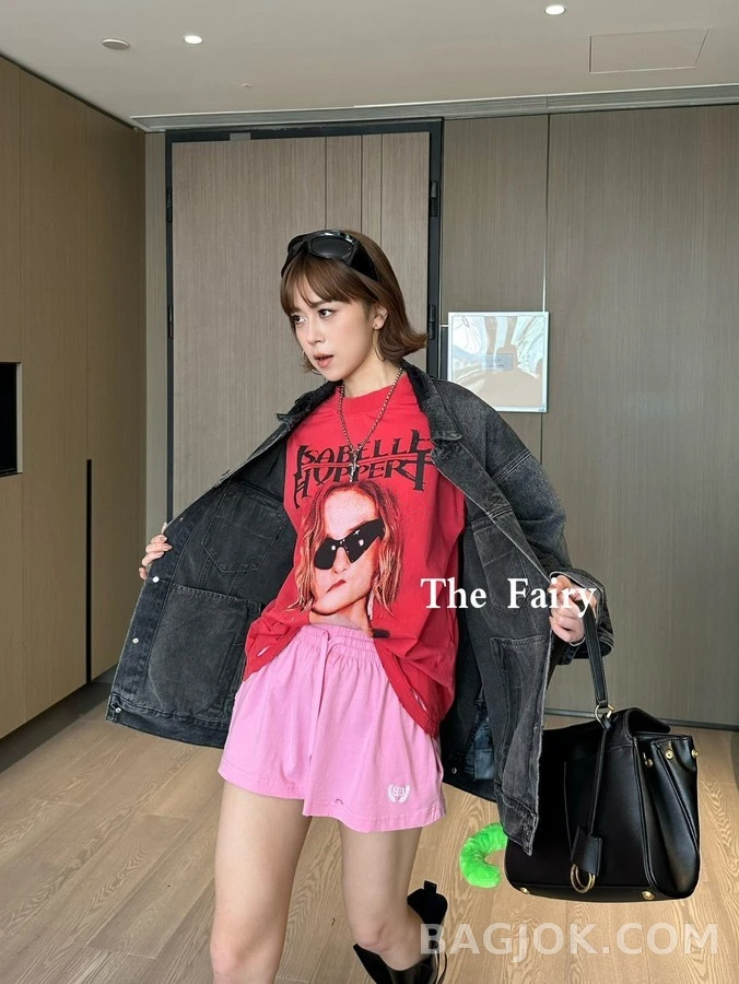 발렌시아가 발렌시아가 그라피티 레터링 워싱 데님 자켓 상세 이미지
