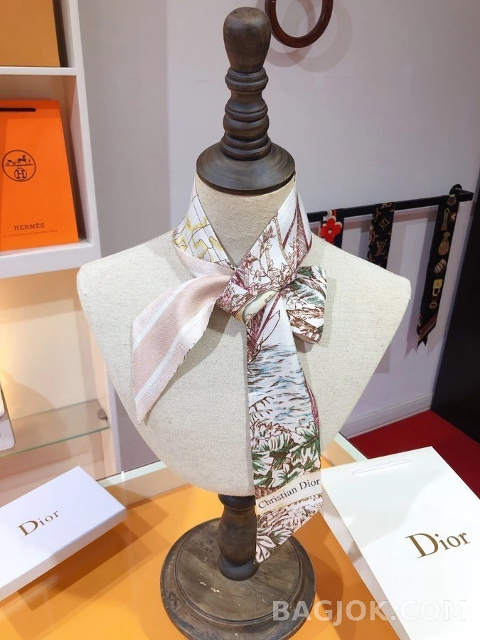 디올 디올 실크 트윌 미차 스카프 상세 이미지