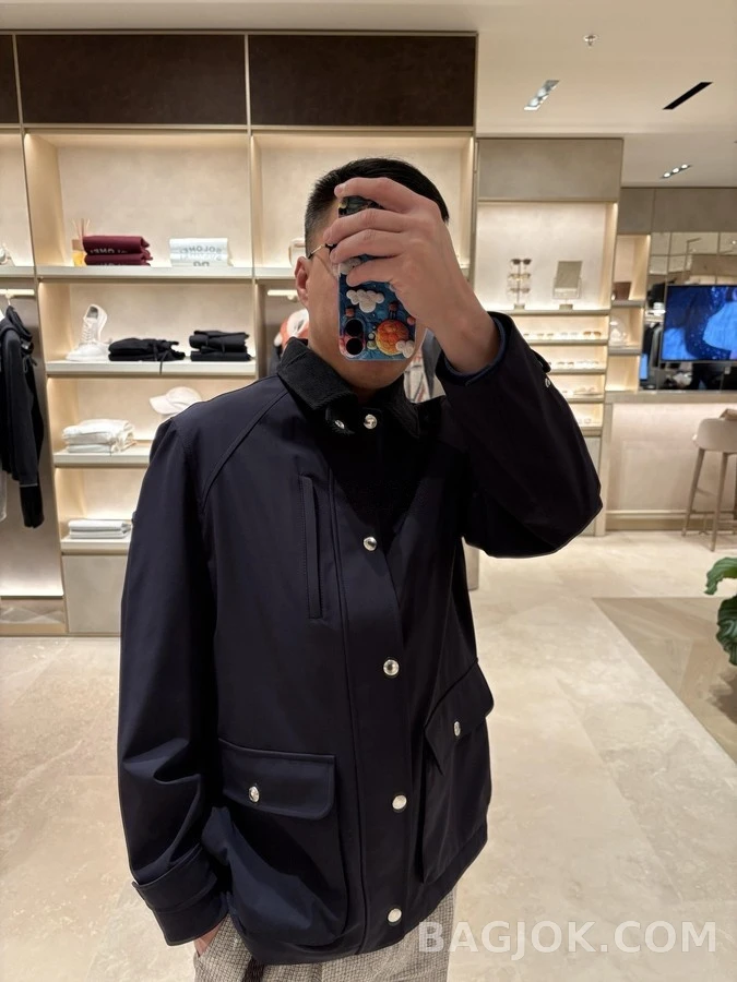 브루넬로 쿠치넬리 브루넬로 쿠치넬리 쓰리프루프 플랩 포켓 자켓 상세 이미지