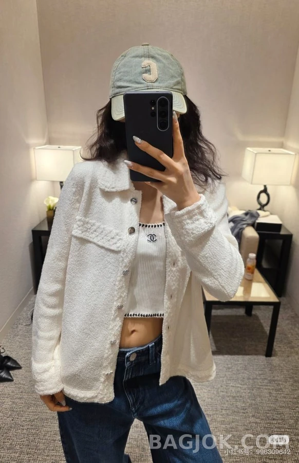 샤넬 샤넬 버튼 니트 자켓 상세 이미지