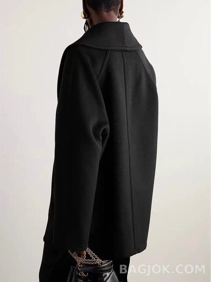 생로랑 세인트로랑 더블 브레스트 코트 상세 이미지