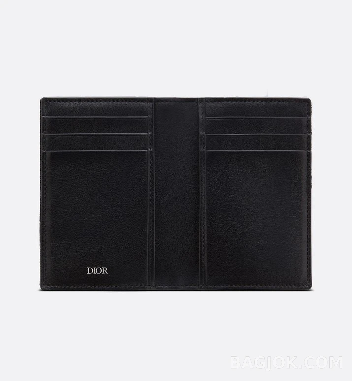 디올 디올 오블리크 자카드 2단 카드지갑 상세 이미지