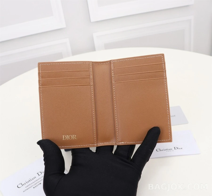 디올 디올 CD 다이아몬드 2단 카드지갑 상세 이미지