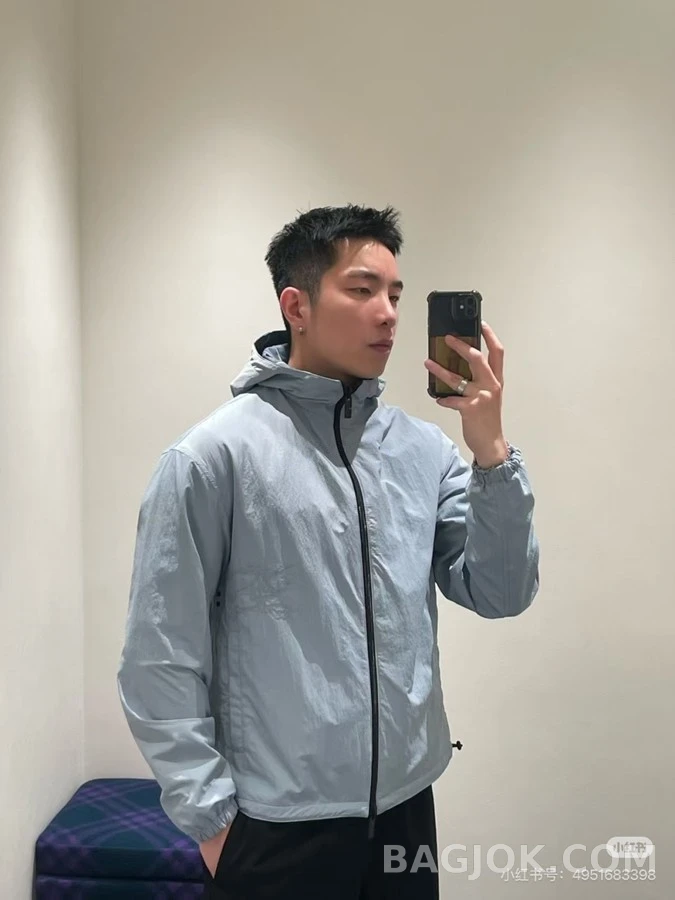 버버리 버버리 체크 패턴 양면 후드 자켓 상세 이미지